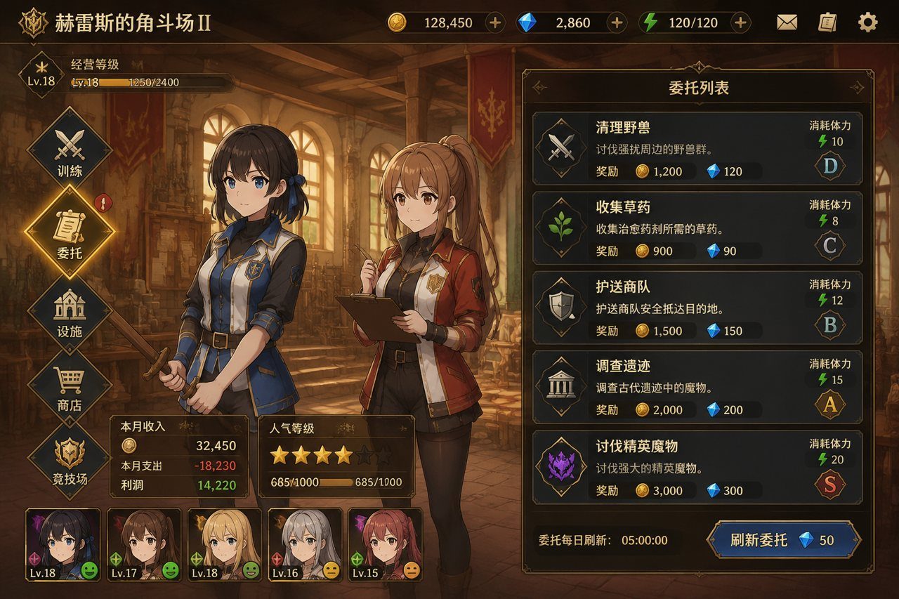 赫雷斯的角斗场Ⅱ 任务推进 场景图 2