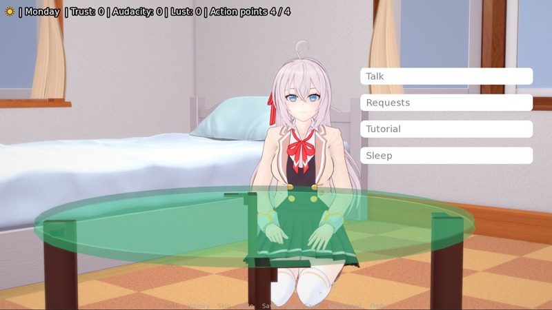 与阿尔雅一起生活 Living With Alya 版 中文界面 玩法截图 2